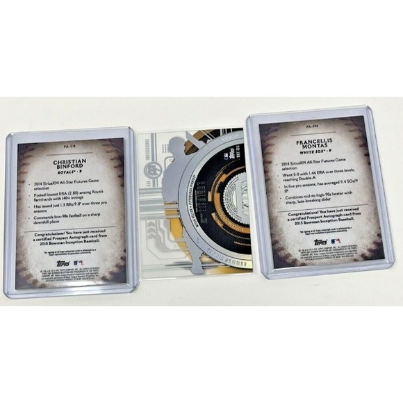 Lot of 3 Bowman Featuring Mitch Keller, Frankie Montas and Christian Binford - Picture 5 of 5